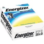 20 סוללות אלקליין - D 1.5V - ENERGIZER ECO ADVANCED