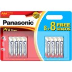 16 סוללות אלקליין - AAA 1.5V - PANASONIC PRO POWER