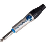 מחבר SWITCH PL 6.35MM זכר להלחמה לכבל - מונו - כסוף - AMPHENOL