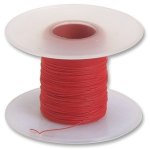 כבל WIREWRAP מקצועי - 26AWG - גליל 100M - בידוד אדום