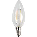 נורת WARM WHITE LED 2W - הברגה E14 - עדשת נר FILAMENT