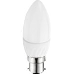 נורת WARM WHITE LED 5W - חיבור B22 - עדשת נר חלבית