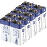 10 סוללות אלקליין - PP3 9V - PRO-ELEC ULTRA ALKALINE