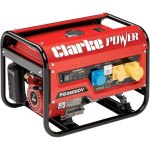 גנרטור מקצועי - CLARKE PG3800DV - 3000W