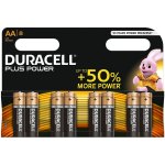 8 סוללות אלקליין - AA 1.5V - DURACELL PLUS POWER ALKALINE