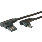 כבל 0.8M - USB2.0 A(M-R/A-REV) ~ MICRO USB2.0 B(M-R/A) - USB