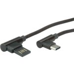 כבל 0.8M - USB2.0 A(M-R/A-REV) ~ USB 3.1 C(M-R/A) - USB