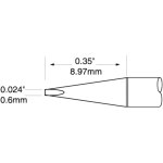 ראש לידית מלחם - METCAL UFC-7CH9006S - CHISEL 0.6MM