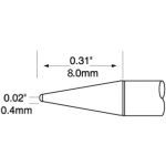 ראש לידית מלחם - METCAL UFC-7CN8004S - CONICAL 0.4MM