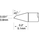 ראש לידית מלחם - METCAL UFC-7HF5108S - MICRO HOOF 0.8MM