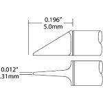 ראש לידית מלחם - METCAL UFT-PW3150S - POWER WEDGE 0.31MM