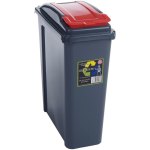 פח אשפה למחזור - WHAM RECYCLE IT - RED - 25L