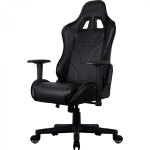 כסא לגיימרים - AEROCOOL AC220 AIR , BLACK / BLACK