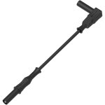 כבל בדיקה שחור - TENMA 72-14042 , 4MM PLUG , 1M