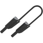 כבל בדיקה שחור - TENMA 72-14062 , 4MM PLUG , 2M