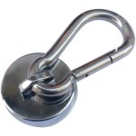 מגנט - NEO SHALLOW POT WITH SPRING CLOSURE - 24MM X 14MM