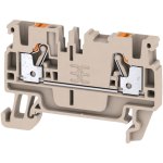 מחבר טרמינל בלוק לפס דין - 2WAY , 2.5MM² , 24A , 800V , GREY