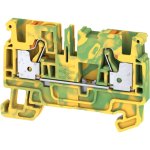 מחבר טרמינל בלוק לפס דין - 2WAY , 4MM² , 480A , 800V , YL/GN