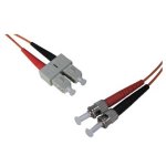 מגשר אופטי - DUPLEX MULTIMODE OM2 - SC-ST 2M