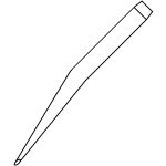 חבילת ראשים למלחם - PACE 1121-0563-P5 - 1.5MM BENT CHISEL