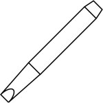 חבילת ראשים למלחם - PACE 1121-0337-P5 - 3.2MM CHISEL