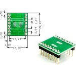 לוח מתאם לרכיבי SSOP-16 ~ DIP - SMD