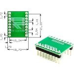 לוח מתאם לרכיבי SOIC-18 ~ DIP - SMD