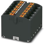 מחבר טרמינל בלוק - PTFIX 12X2,5 BK - 12 POLE , 24A , 500V