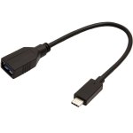 כבל 0.15M - USB3.1 C(M) ~ USB3.0 A(F) - USB OTG