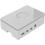 קופסת זיווד - RASPBERRY PI 4 PREMIUM CASE - WHITE