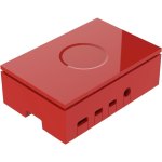 קופסת זיווד - RASPBERRY PI 4 PREMIUM CASE - RED