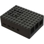 קופסת זיווד PI-BLOX שחורה עבור RASPBERRY PI 4