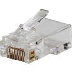 חבילת מחברים CAT5E - PASS-THRU - RJ45 8P8C