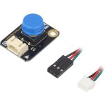 מודול לפיתוח - DFROBOT BLUE PUSH BUTTON FOR ARDUINO