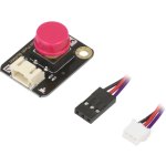 מודול לפיתוח - DFROBOT RED PUSH BUTTON FOR ARDUINO