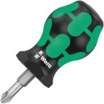 מברג בולדוג פוזידרייב - WERA 355 STUBBY PZ1 X 25MM