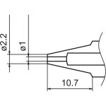 ראש לאקדח שואב בדיל חשמלי - HAKKO N3-10 - 1MM