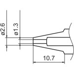 ראש לאקדח שואב בדיל חשמלי - HAKKO N3-13 - 1.3MM