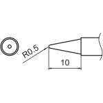 ראש מלחם - HAKKO T15-B2 - CONICAL 0.5MM