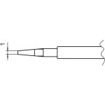 ראש מלחם (פינצטה חמה) - HAKKO T9-L1 - CONICAL 1MM