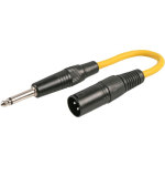 כבל מתאם - PULSE PLS00206 - XLR 3P (M) ~ PL MONO (M) - 200MM