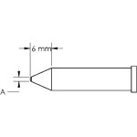 ראש לידית מלחם - METCAL GT6-CN0005P - CONICAL 0.5MM