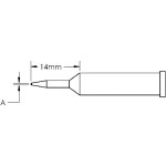 ראש לידית מלחם - METCAL GT6-CN0005A - CONICAL 0.5MM