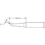 ראש לידית מלחם - METCAL GT6-CN2213R - CONICAL BENT 1.3MM