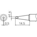 ראש מלחם - HAKKO T18-D16 - CHISEL 1.6MM