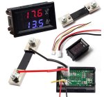 10/50/100A Voltmeter Ammeter LED Dual Digital Volt Amp Meter Test Tester Gauge