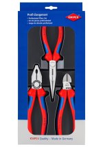 סט 3 יחידות שפיץ פלייר מבודד מקצועי - KNIPEX 00 20 11