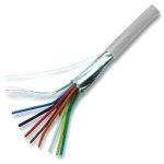 כבל פיקוד גמיש - 8 גידים 26AWG + סיכוך אלומיניום גליל 100 מטר