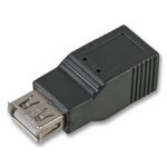 מתאם (USB A (F) - B (F