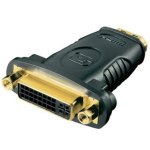 מתאם (DVI (F) - HDMI (M